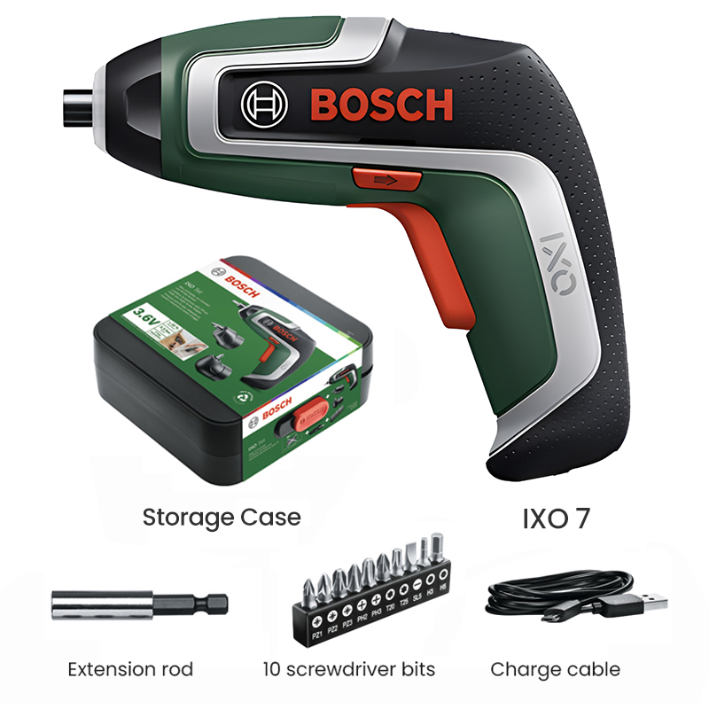 Electric Screwdriver Rechargeable Usb - Bosch IXO 7 Akku-Schraubendreher, 3,6V USB-Aufladbarer