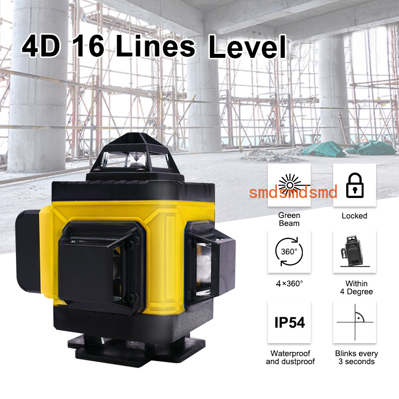 16-Linien-4D-Laser-Nivellierge – Laser Level 16 Lines 4D Green Bewertung und Preis