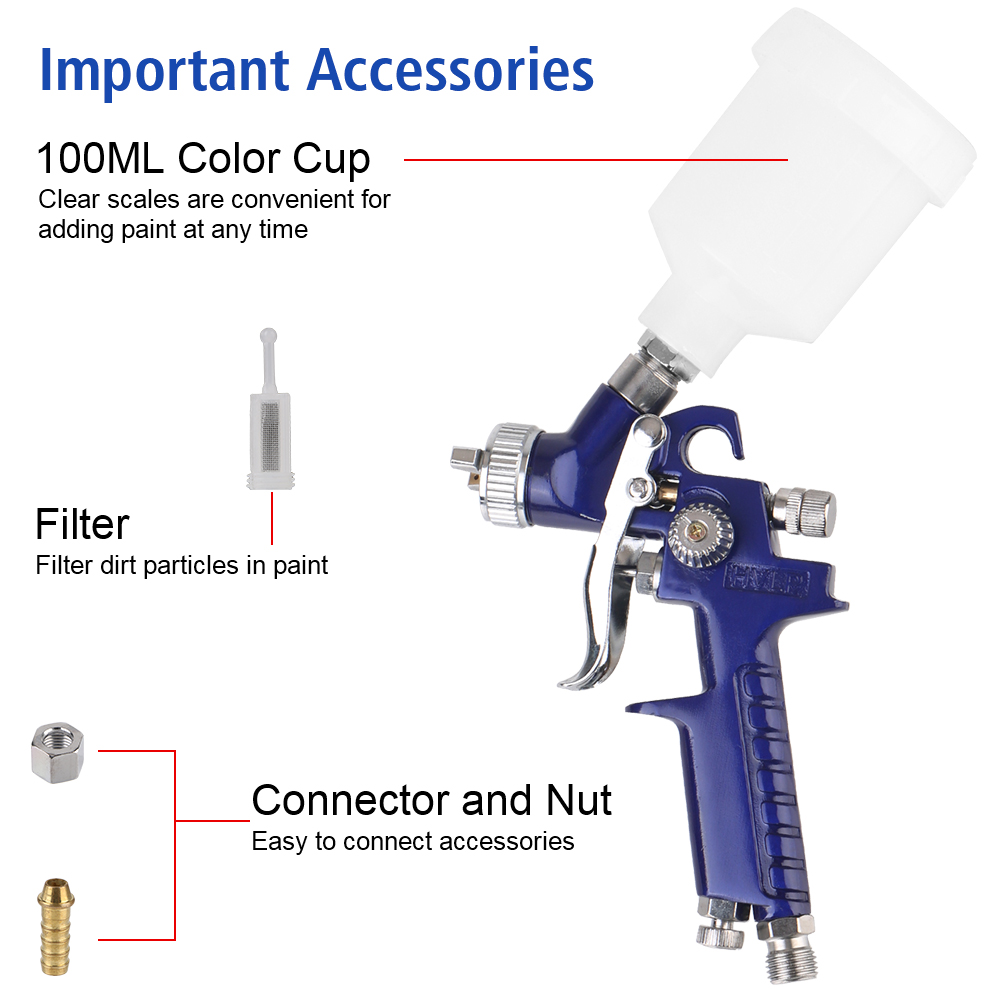 Mini Air Paint Spritzpistolen  – Airbrush Kit With Mini Compressor Bewertung und Preis