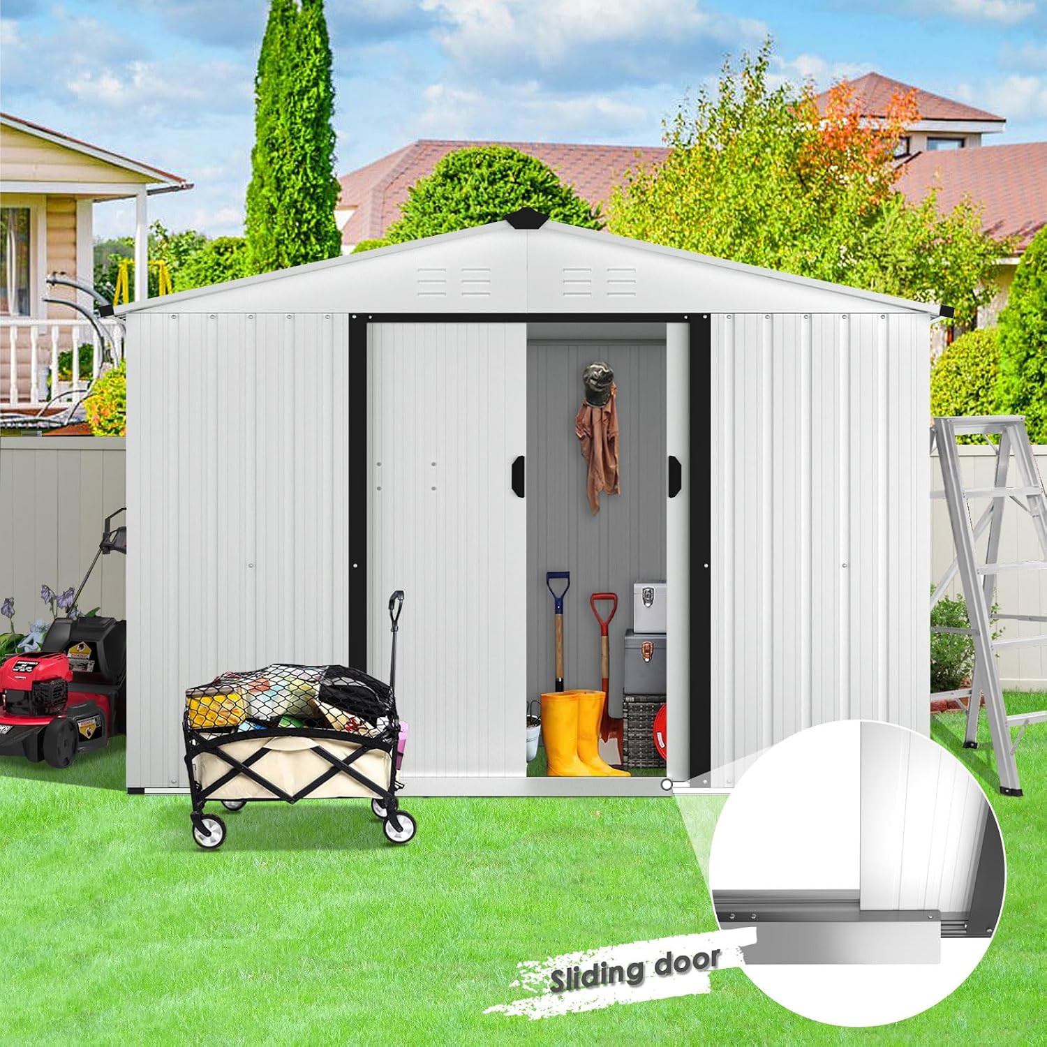 Gartenschuppen 6x8 FT mit Schi – Garden Tools Bewertung und Preis