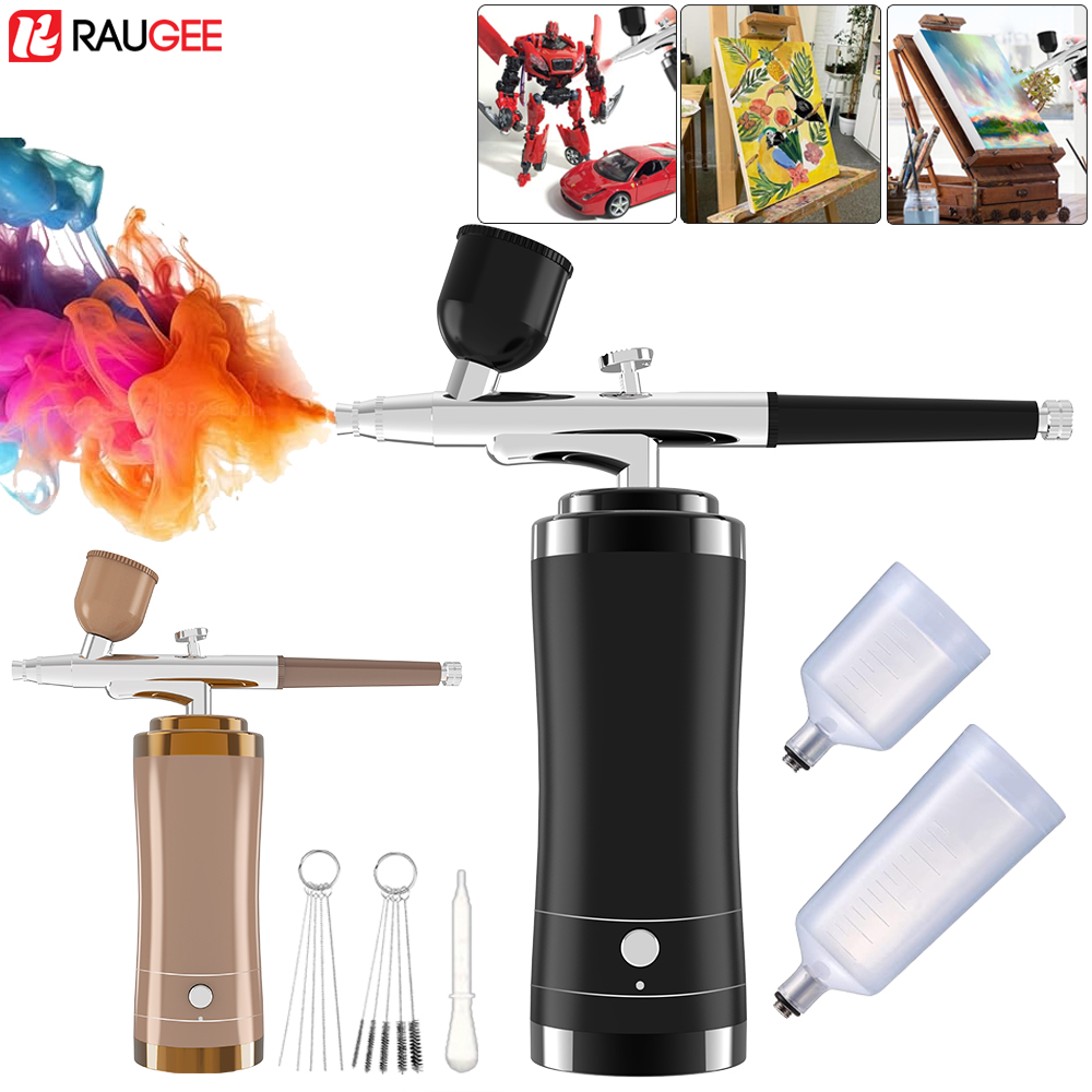 Airbrush Akku-Airbrush-Set mit – Airbrush Kit With Mini Compressor Bewertung und Preis