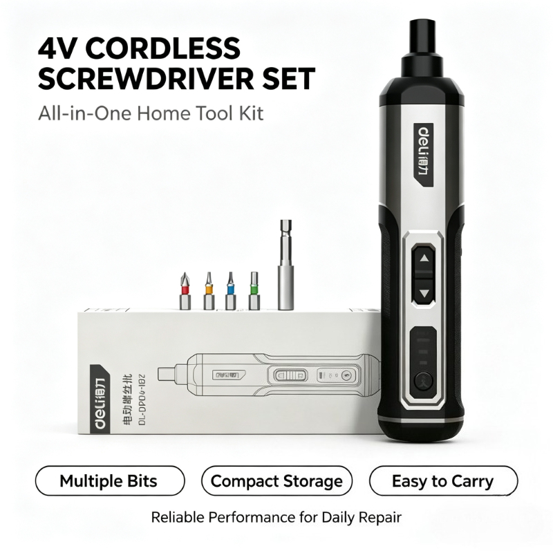 Deli 4V 3-Gang Akku-Elektrosch – Electric Screwdriver Rechargeable Usb Bewertung und Preis