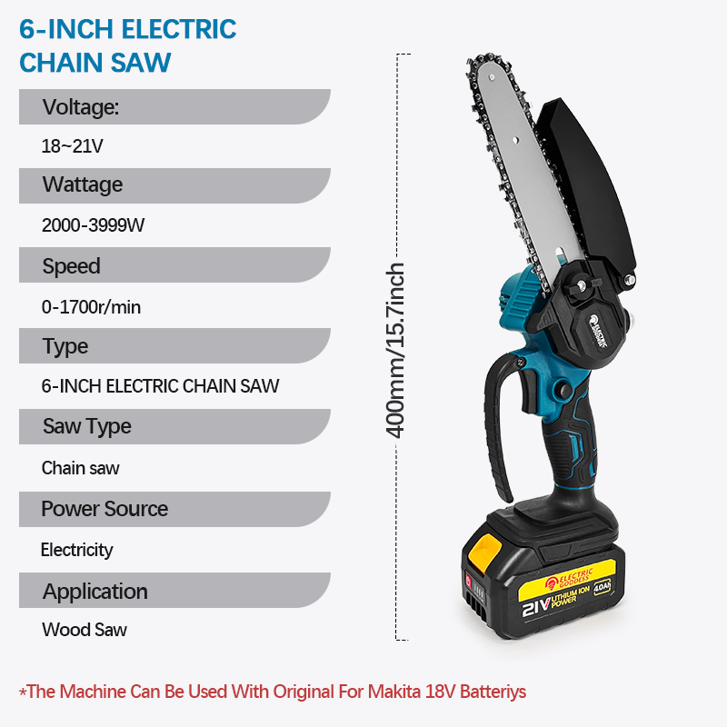 1700 U/min 6 Zoll Mini Akku-Ke – Mini Electric Chainsaw 6 Inch Bewertung und Preis