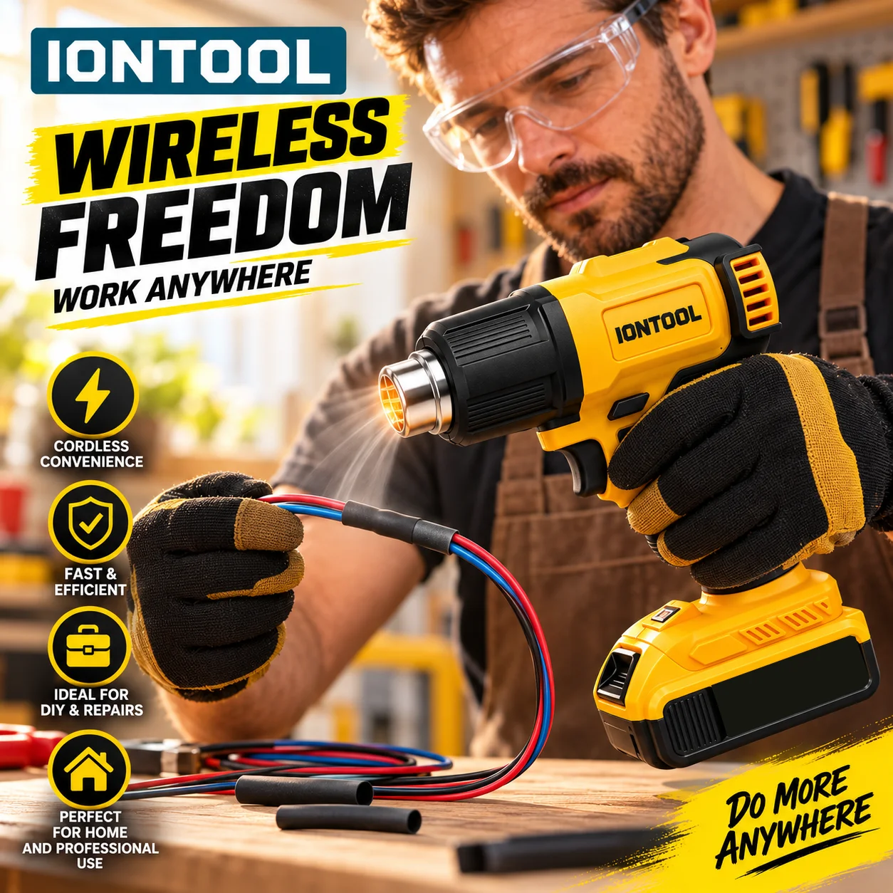 IONTOOL Akku-Heißluftpistole 5 – Cordless Heat Gun For Shrink Tubing Bewertung und Preis